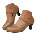 thumbnail image 3 of YLYL Women's Pumps High Heels Pointed Closed Toe Ankle Strap Vintage Dressy Mary Jane Shoes, 3 of 9