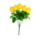 thumbnail image 4 of Rama de limón artificial, limón amarillo y hojas verdes, planta de limón falsa para porche Estilo B, 4 of 9