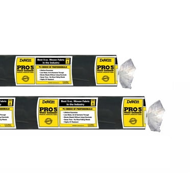 DeWitt P3 3 x 250' and P6 6 x 250' Pro 5 Landscape Weed Block Fabric Rolls