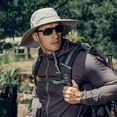thumbnail image 4 of Chapeau de Protection Solaire pour Hommes Grand Bord Chapeau de Pêcheur pour Pêche Randonnée, 4 of 5