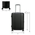 thumbnail image 5 of btL 20-inch Carry-On Expandable Hardside Upright Luggage With 360-Spinner Wheels and Divider Pockets, Black, 5 of 22