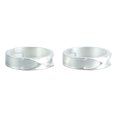 thumbnail image 3 of 2 anillos de forma linda de plata ajustable con dedo cruzado, anillo de moda para hombres y mujeres, regalos tipo A, 3 of 14