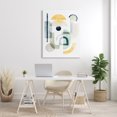 thumbnail image 2 of Stupell Industries Layered Industrial Shapes Modern Abstract Collage Green Yellow, 36 x 48, Design by Grace Popp, 2 of 5