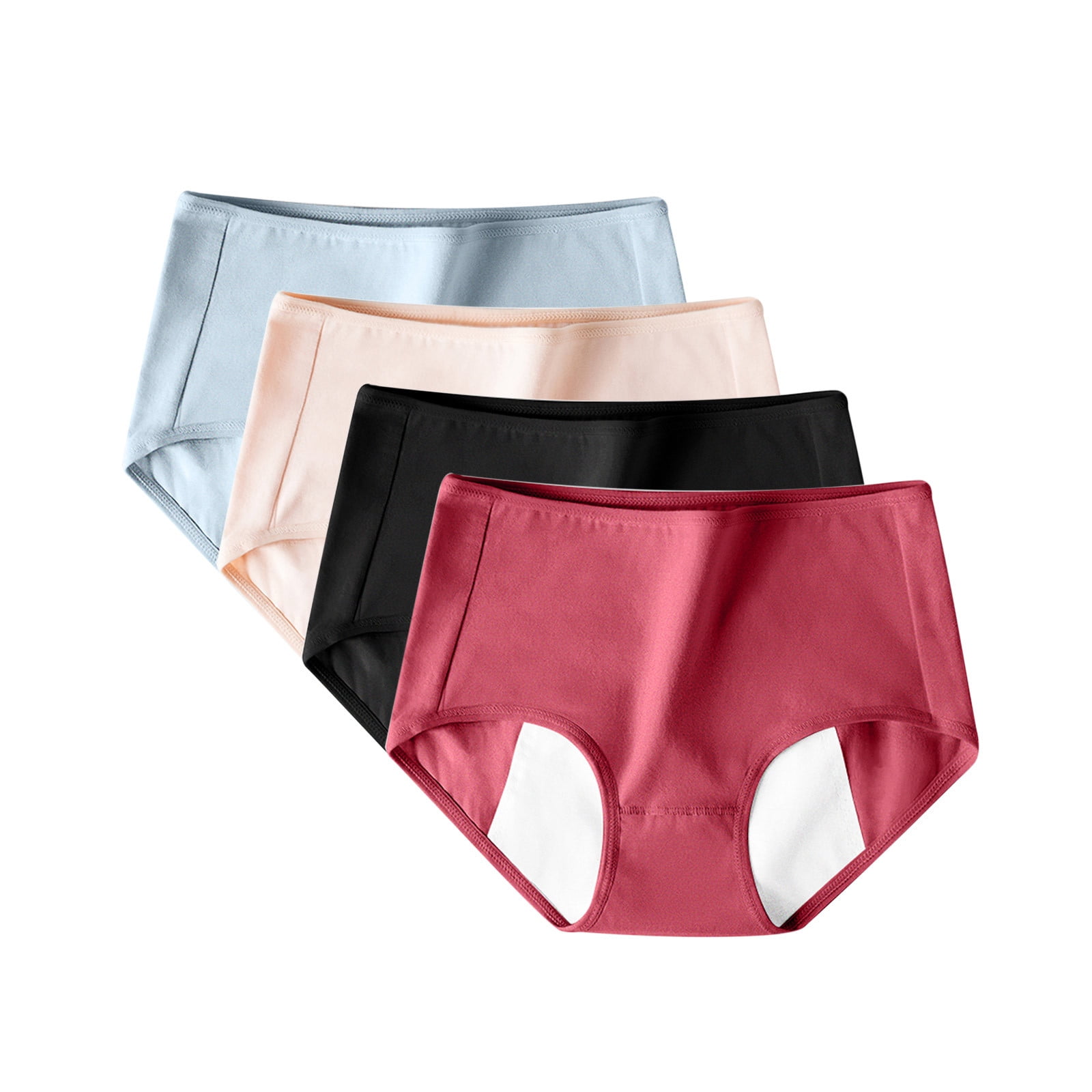 Details about   Pack of 5 Womens Menstrual Period Underwear Cotton Leakproof Panties Briefs