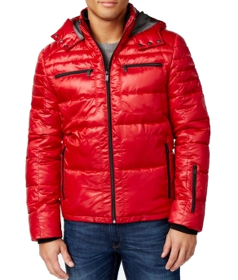 Calvin Klein - Calvin Klein NEW Real Red Mens Size 2XL Hooded Full-Zip ...