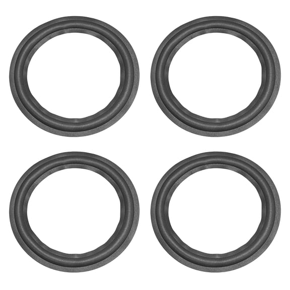 Unique Bargains Anneaux d'Enveloppement en Mousse pour Haut-Parleur de 10 Pieds 10 Pouces Pièces de Rechange pour Réparation de Haut-Parleur Ou Bricolage 4 Pcs