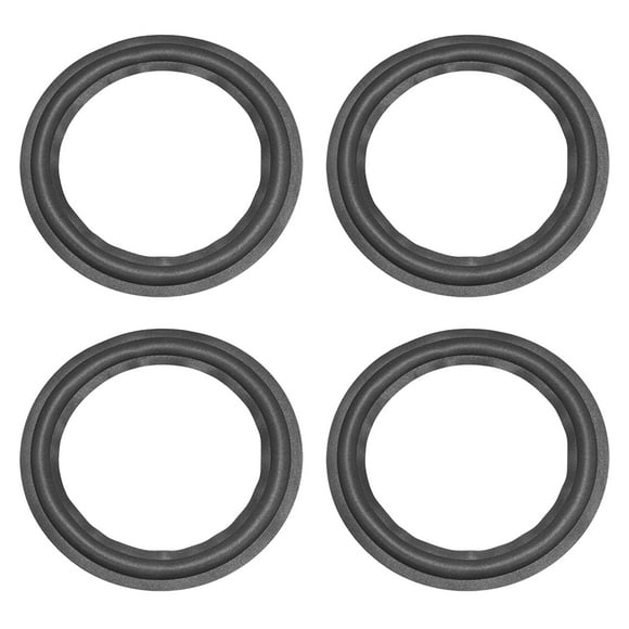 Unique Bargains 10' 10 inch Speaker Foam Edge Surround Rings Replacement Parts for Speaker Repair or DIY 4 pcs