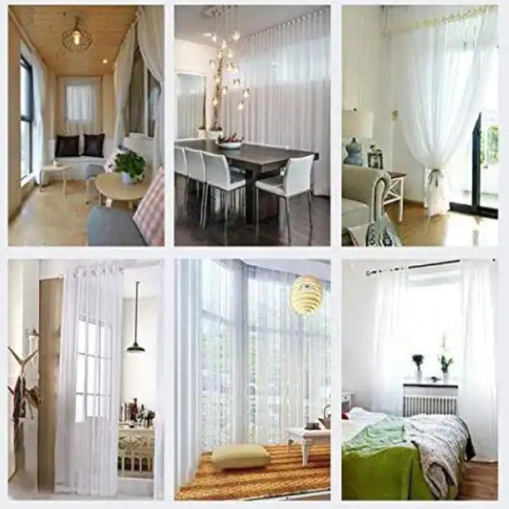 DIY Mosquito Net Fabric Outdoor Insect Barrier Mesh White
