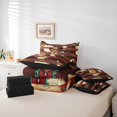 thumbnail image 6 of Castle Fairy Farmhouse Cow Print Twin Bedding Sets,Bohemian Aztec Bedding Comforter Set, 6 of 8