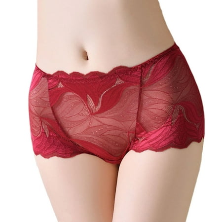 

UDAXB Lingerie New Women Sexy lingerie Solid Color lace Briefs Underwear Panties Underpants(Buy 2 get 1 free)