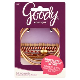 Goody Hair Tie Bracelets 7 Pc 7 0 Piece S Walmart Com