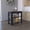Light Oak, variant on Kitchen Carts, Kitchen Island 40 Inches Dozza, Two Shelves, Black Wengue / Light Oak Finish, Light Oak Kitchen Islands,Particle Board Metal Kitchen Carts