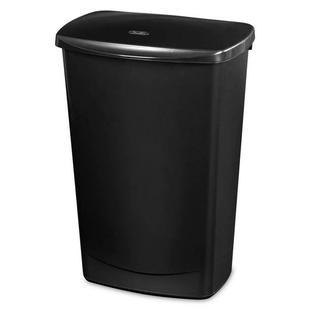 Sterilite 10919006 11.4 Gallon LiftTop Covered Wastebasket Trash Can
