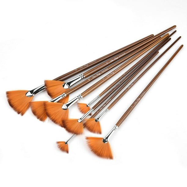 Pincel de Dibujo en Forma de Ventilador de Tomo de Aleación