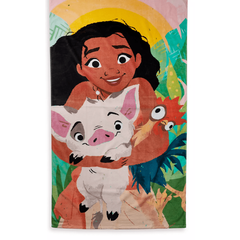 Disney Moana Hei Hei and Pua Beach Towel New with Tag Walmart