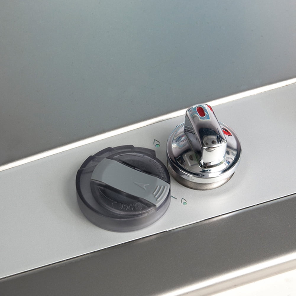 AIHOME 2PCS Child Safety Burner Knob Locks Stove Guard Oven Lock