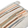 thumbnail image 5 of Creative Co-Op Woven Cotton Slub Lumbar Pillow with Applique, Fringe and Tassels, 5 of 7