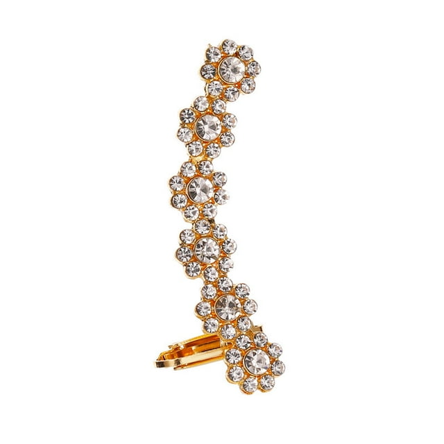 TopLLC Ear Stud Flower Ear Hook Ear Hook Female Non-pierced Ear Clip the earings