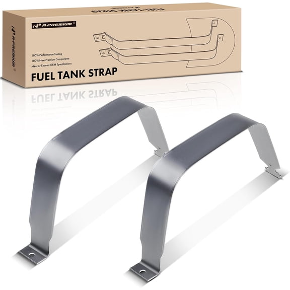 A-Premium 2-PC Fuel Tank Straps Compatible with Chevrolet Express 1500 2500 3500 4500, Express Cargo, Express Pasajeros & GMC Savana 1500 2500 3500