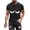 Black, variant on Men's Funny Smile Face Graphic T-Shirt, Novelty Cartoon Short Sleeve Crew Neck Casual Summer Top, M-4XL