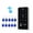 Black VS Blue Keys, variant on Wifi Smart Access Controller Keyboard IP68 Waterproof Touch Keypad Password Lock APP Remote Control ,Keyless Entry Deadbolt