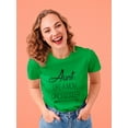 thumbnail image 2 of Aunt Like A Mom Only Cooler Funny Graphic Women Kelly Green T-Shirt, Female Large, 2 of 4