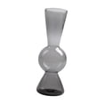 thumbnail image 3 of Florero de cristal gris Macarena florero de escritorio, 3 of 8
