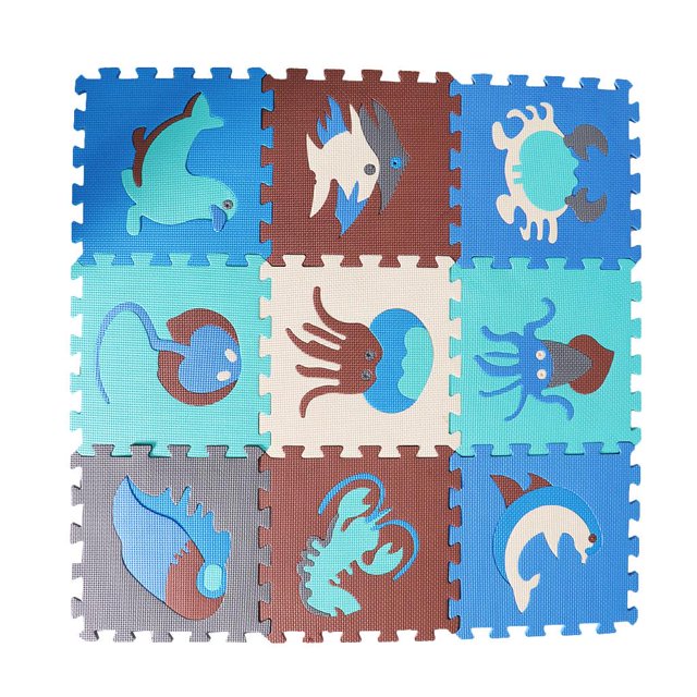 Rompecabezas de Alfombras Suave de Playa Decorativos de Dormitario de , -A, 1 Macarena Estera de juego de rompecabezas para niños