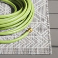 thumbnail image 4 of SAFAVIEH Courtyard Kenesa Geometric Indoor/Outdoor Area Rug, Ivory/Beige Grey, 5'3" x 7'7", 4 of 12