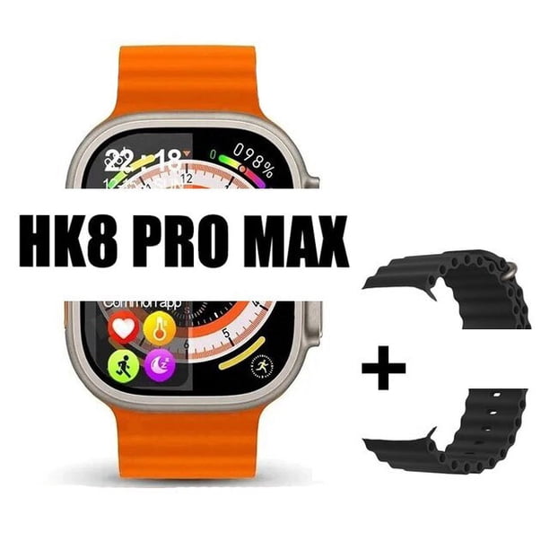 HK8 Pro Max-reloj inteligente Ultra AMOLED para hombre, pulsera con pantalla de 49mm, Serie 8 brújula, NFC, asistente de voz, deportivo, Original, 2023