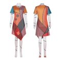 thumbnail image 1 of Disfraz de Sally para Halloween para adultos y niños, vestido, mono y conjunto., 1 of 5