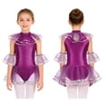 thumbnail image 5 of TiaoBug Gymnastics Leotards for Girls Mermaid Scales Ballet Dance Outfit Ballerina Princess Dress Dancewear Hot Pink 10, 5 of 6