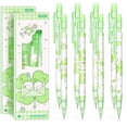 thumbnail image 3 of 8 Pcs Green Clover Cat Mechanical Pencils Cute 0.5mm Mechanical Pencil Kawaii Pencils Pencil for Women Office Suppies, 3 of 7