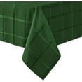 thumbnail image 4 of Newbridge Hunter Green Elegance Plaid 52 x 70 inch Rectangle Fabric Dining Room Party Tablecloth, 4 of 4