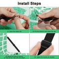 thumbnail image 4 of Bed Sheet Straps, Clips Keep Bedsheet in Place, Black, 8 Pcs, 4 of 6