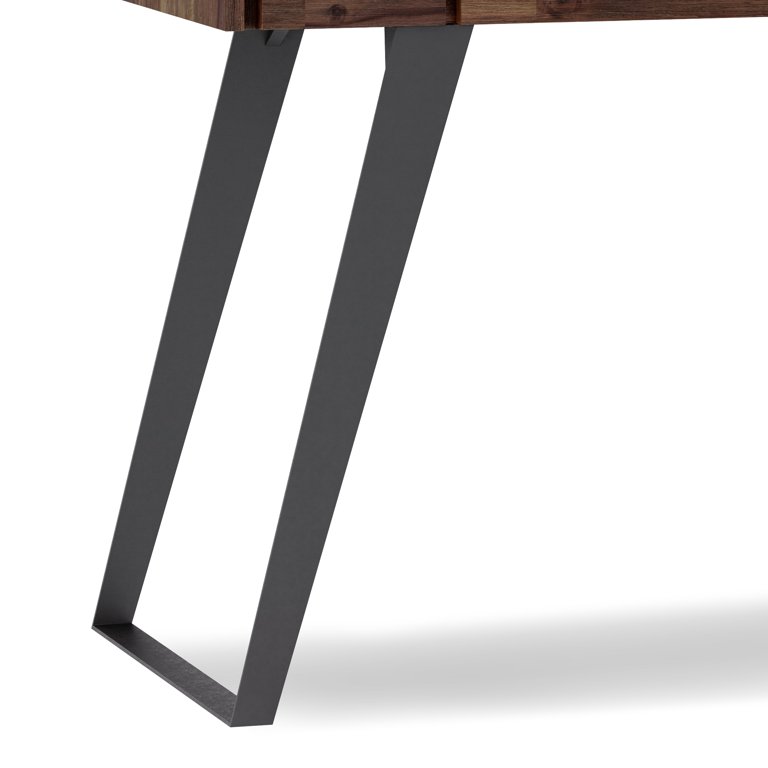 Simpli Home - Lowry Small Desk - Distressed Charcoal Brown