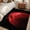 Red, variant on Round Area Rugs Collection 3 Ft, Light Green Fruit Non-Slip Residential Carpet, Modern Minimalist Decor Black Background Indoor Crawling Mats Doormat Runner Rugs Play Mat for Bedroom