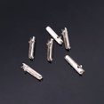 thumbnail image 3 of OUNONA 100Ud Cabezales Metálicos Plateados Para Cordones Ideal Para Sneakers Y, 3 of 4