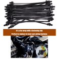thumbnail image 3 of 100pcs Push Mount Zip Ties for Car Wire Harness Automotive Cable Fasteners Set, 3 of 3