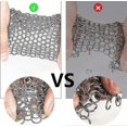 thumbnail image 5 of Stainless Steel Chain Cleaner For All Types Of Skillets, Cast Iron Pans, Grills (square, 5"), 5 of 5