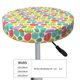 thumbnail image 4 of Balery colorful easter eggs Fundas de asiento para taburete de bar redondo de tela de terciopelo ajustables que protegen de arañazos y manchas para sillas de 14 a 17 pulgadas.-12 inch, 4 of 7