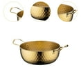 thumbnail image 6 of Baoblaze Korea Ramen Pot Double Ear Noodles Cooking Pot for Camping Restaurant Picnic Gold 22cm, 6 of 8