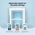 thumbnail image 4 of AstroAI Mini Portable Fridge 6L, 8 Can Compact Refrigerator, Personal Cooler One Door, for Car, Home, White for Gifts, 4 of 10