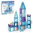 thumbnail image 1 of Azulejos magnéticos para construcción Picasso Tiles Castle Winter Ice, 72 unidades, 1 of 7