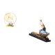 thumbnail image 5 of Estatua de hoja Escultura de hoja Figura de bailarina de ballet Figura de bailarina hecha a mano con bordes suaves y base estable S, 5 of 8