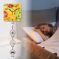 thumbnail image 4 of Square Wall Clock,Citrus Fruits Including Oranges And Lemon Slices,Silent Non-Ticking Wall Clock Decor for Home Office Kitchen Living Room Bedroom(16inch), 4 of 4