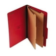 thumbnail image 2 of Universal 10313 Pressboard Classification Folders, Legal, Six-Section, Ruby Red, 10/Box, 2 of 5