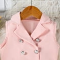 thumbnail image 2 of Kids Girl Boy Work Office Matching Elegant Sleeveless Short Sleeve Top Tshirts Blazers Outerwear 2PC Sets for Kid Pleated 2 Piece Winter Fall Outfits 2PC Sets 6 Years, 2 of 9
