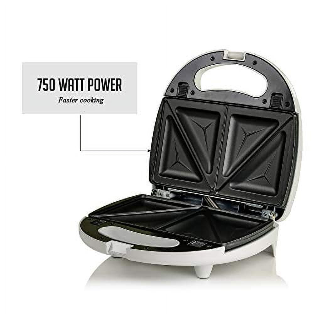  REDMOND Waffle Maker, Sandwich Maker, 800-Watts 3-in-1 Function  Stainless Steel Maker with Detachable Non-stick Coating Plates, LED  Indicator Lights: Home & Kitchen