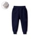 thumbnail image 1 of Pantalones largos para niños y niñas, informales, de color sólido, cálidos y gruesos, pantalones largos para niños., 1 of 4